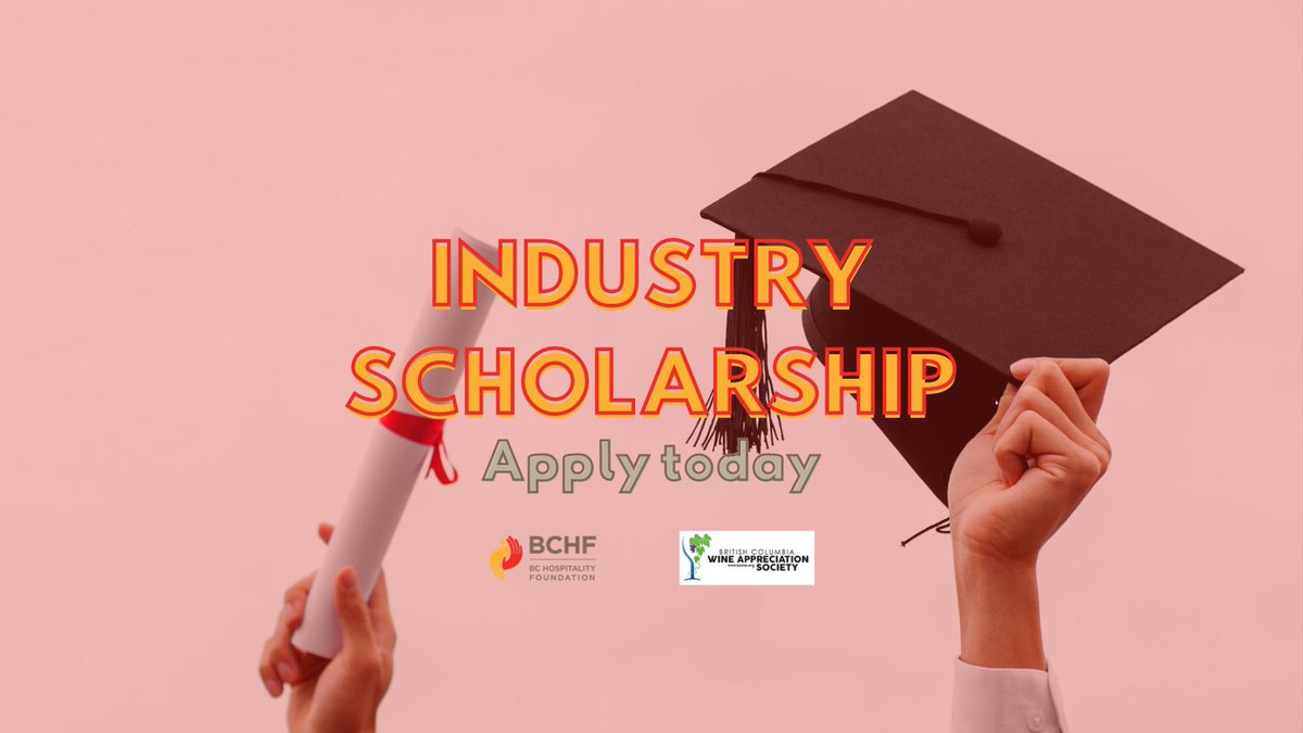 BCHospitality's tweet photo. Did you know that our #Industry #Scholarship applications are open year-round? Please visit our website for more details and eligibility requirements. Good luck! https://t.co/9G8TpmrcOs https://t.co/eu7mOXkCTC