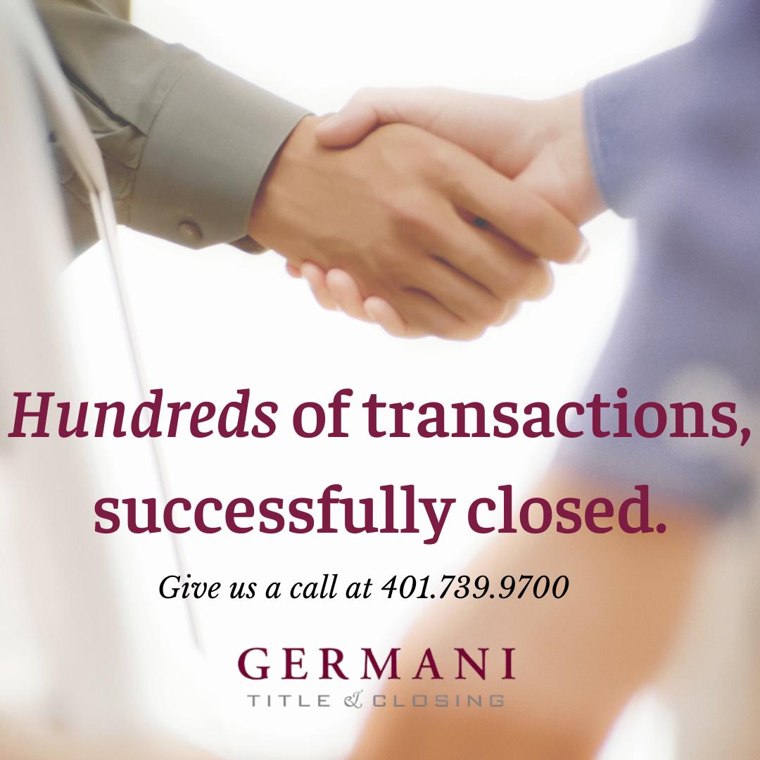 Germani_Law's tweet photo. For over 17 years, Germani Title and Closing has been providing top quality service to customers everywhere. We will work with you to ensure that all of your expectations are not met, but exceeded. Give us a call at 401.739.9700 to learn more. https://t.co/3SgEgr9Lxn