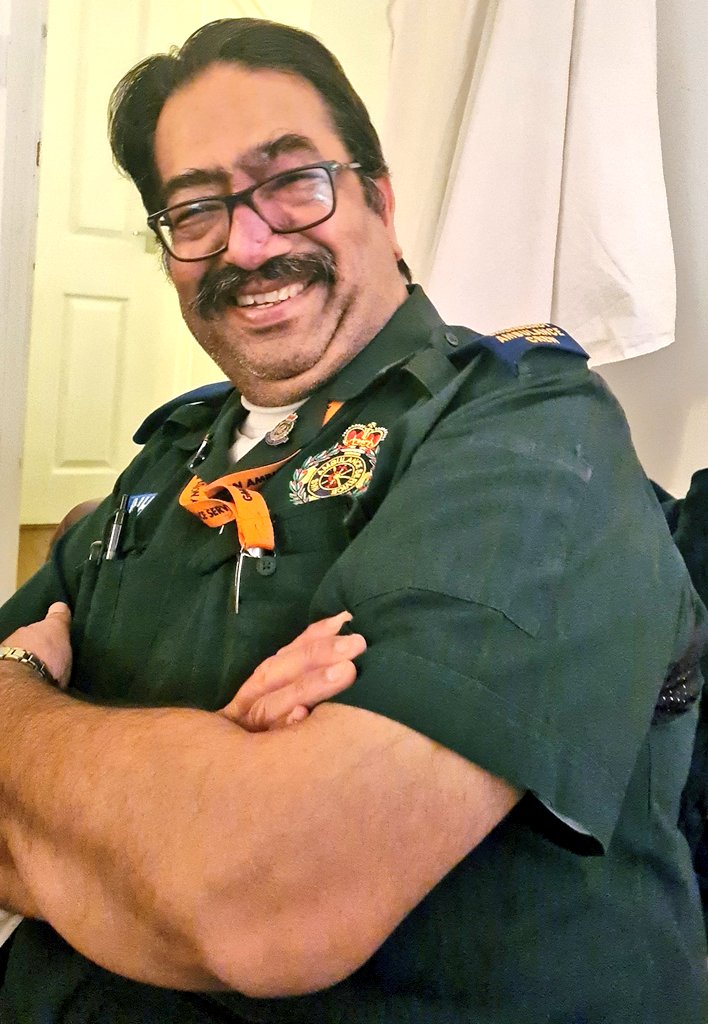 eshaanakbar's tweet photo. If you don't go to work feeling like this, no matter how shit it might seem, you're in the wrong job.
This is my dad, Mo. He works for London Ambulance Service. He's had to see, first hand, the awful mismanagement by this government.
But he carries on trying to help.
#BeLikeMo https://t.co/QLYDyjzQcR