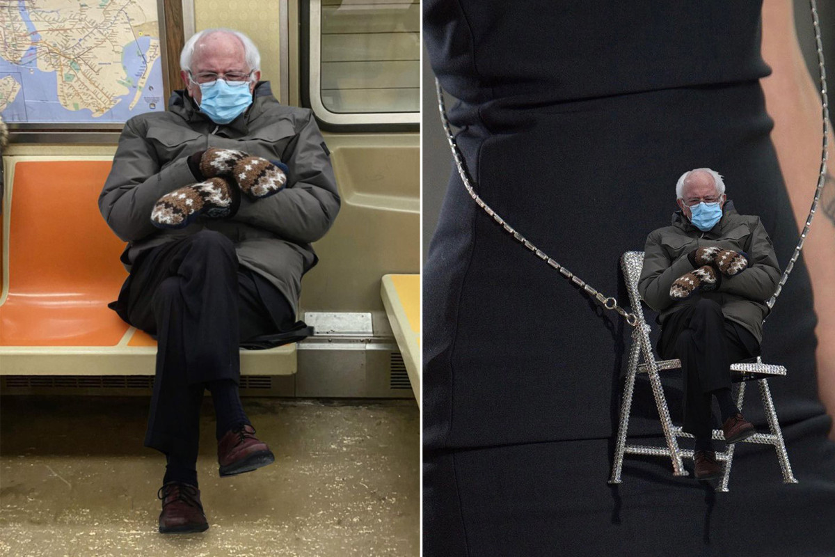 Here are some of the best Bernie Sanders memes from the inauguration (including our own)