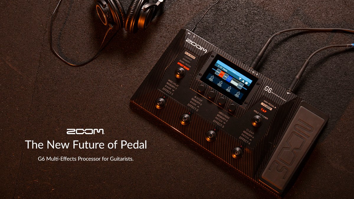 adorama's tweet photo. New Arrival - @ZoomSound #G6 Multi-Effects Processor for #Guitarists! #ZoomSound

Shop Now: https://t.co/irIIm6Dte8 https://t.co/vax9GeAL3K