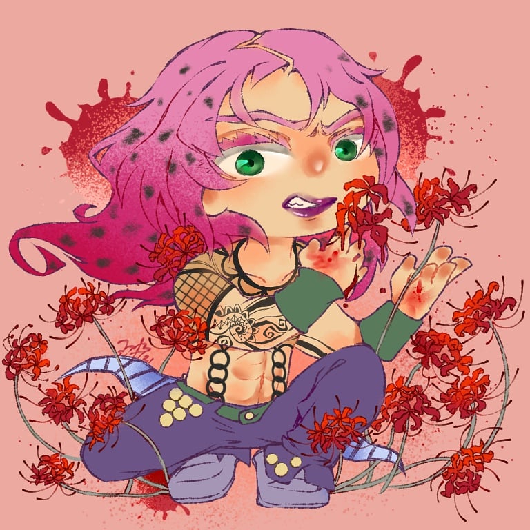 Xanadu_BOO's tweet photo. Day 29 Diavolo & Spider lilly💄👠🥀#drawcember2020 #drawing
#JojosBizarreAdventure #jjba
#jjbafanart #jojofanart https://t.co/7Ygo7W5rI9