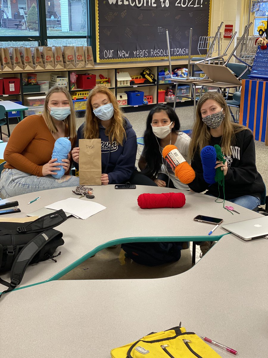 BiglervilleHS's tweet photo. While we are not able to hold in person preschool this year, Mrs. Fritz’s preschool class creates learning packets of activities for preschool students. Parents then pick up the packets. #gocanners #bhslearns #thinkoutsidethebox https://t.co/7NDmmUURjK