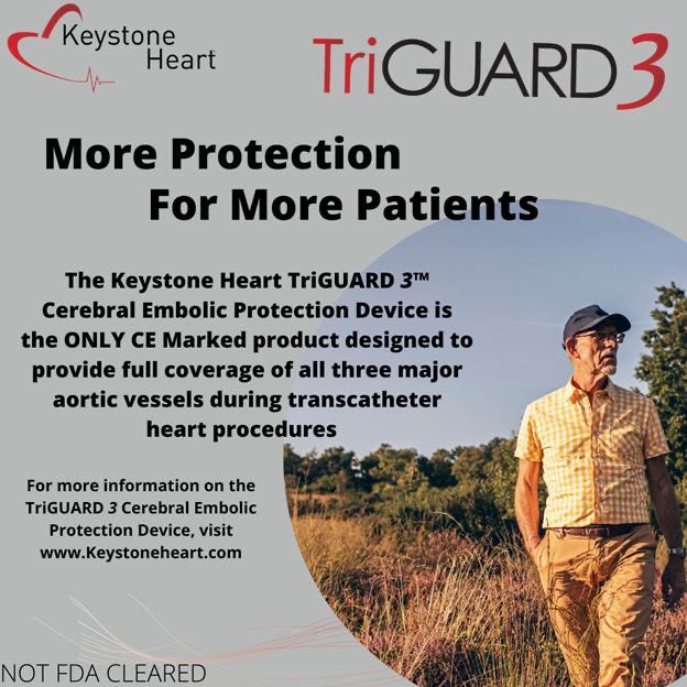 Keystone_Heart's tweet photo. #keystoneheart #triguard3 #cep #cerebralembolicprotection #tavr #tavi #moreprotectionformorepatients https://t.co/192thmiBxn