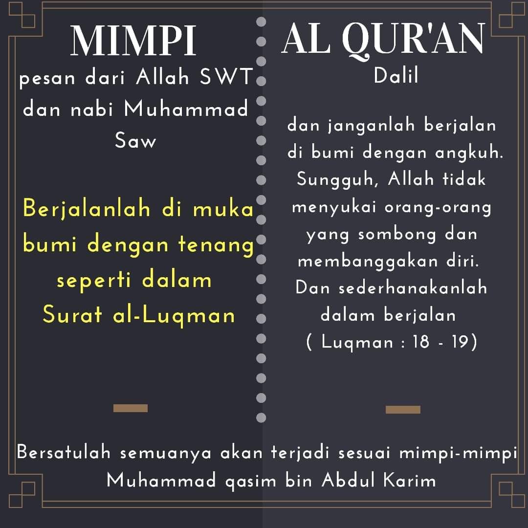 BEGITU BANYAK KESERASIAN AL-QURAN DENGAN MIMPI MUHAMMAD QASIM.
-youtube.com/channel/UCh2d9…
-chat.whatsapp.com/BmWGxfv9rrZ8dO…

#MimpiQasim_UntukMuslim
Divinedreams.co