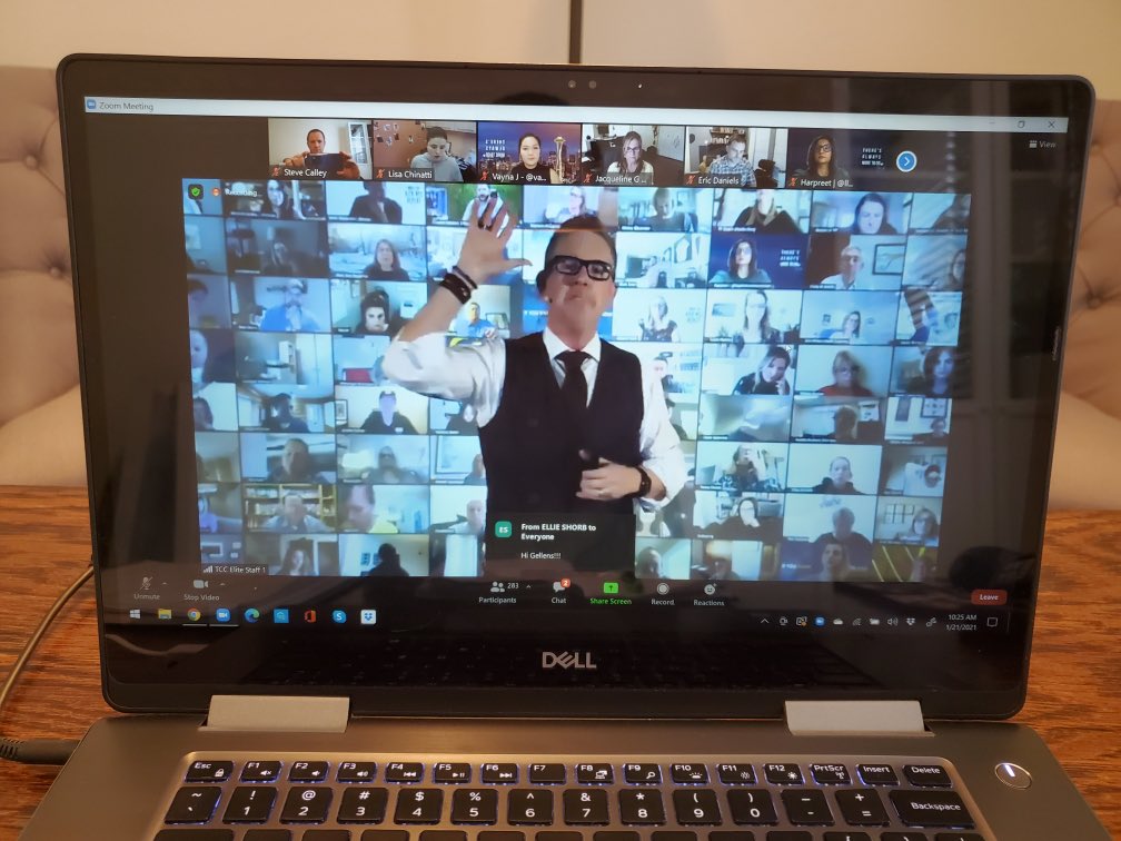 stevecalley6's tweet photo. I am attending the Virtual Elite Retreat with Tom Ferry and agents across the Country! As @tomferry would say, “It is 🍌 🍌 🍌!!” #calleycommitment #stevecalleyrealtor #thecalleygroup #tomferrycoaching #tomferry #tomferryeliteretreat #coloradorealtor https://t.co/Qfab1W2874