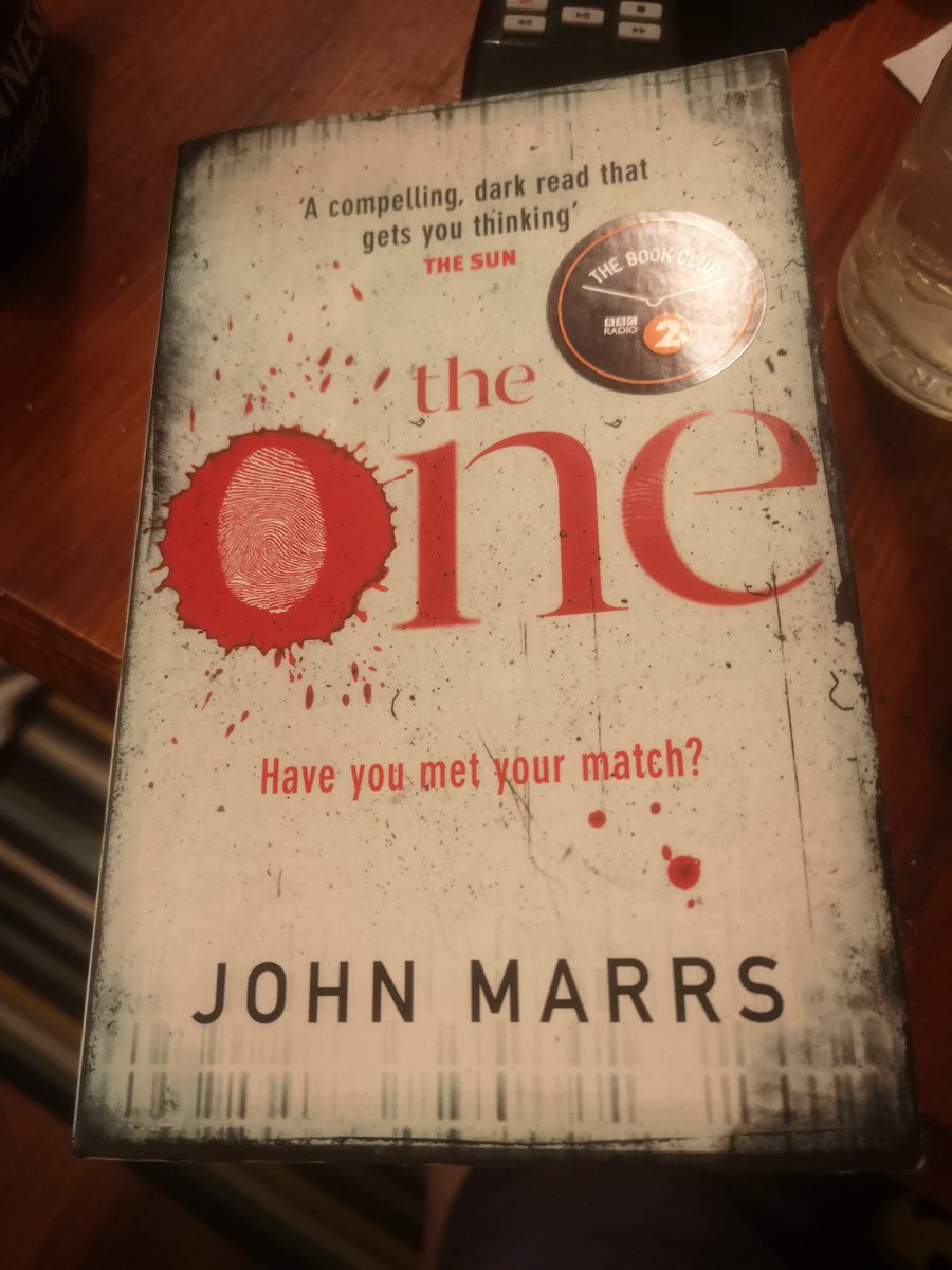 6. The One by John MarrsThis book was fucking nuts but also I read it in two sittings. Like just a great thriller. A proper page turner. And absolutely fucking mental.