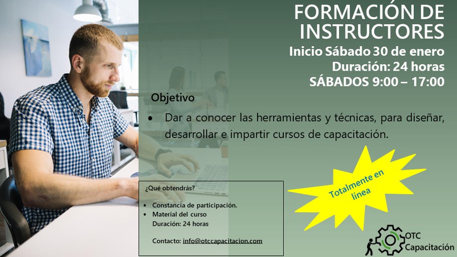 CapacitacionOtc's tweet photo. ¡#Inscripciones abiertas! Curso en vivo, 3 sesiones, ejercicios prácticos.  Escribe un correo a info@otccapacitacion.com, o mándanos un mensaje a través de facebook 
https://t.co/a3XKfqQLLE https://t.co/X9iVbygLJl