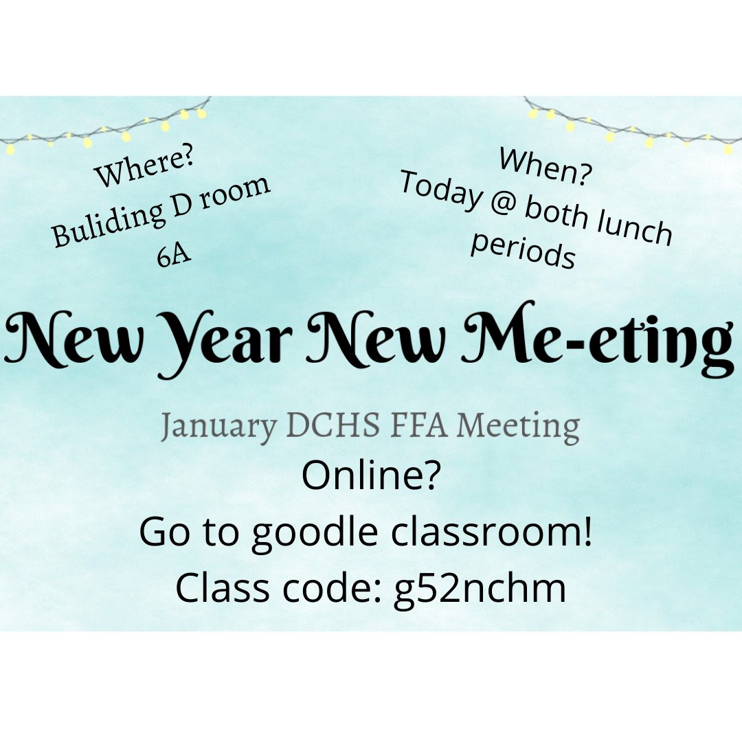 Be sure to show up for your activity point!
#StriveForSuccess
#deltacharterffa