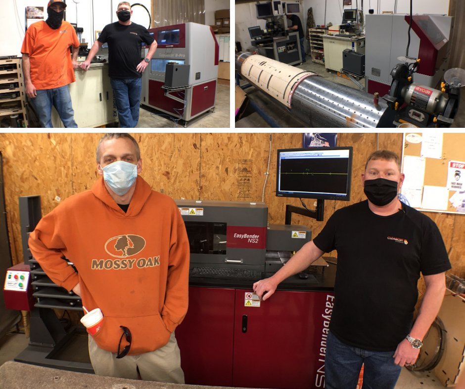 SDSAutomation's tweet photo. @ClearCutDies  and SDS Automation value long-term partnership. They just on-boarded an Easybender NS2 420 and R-Pro last week at their NC facility. It's their second NS2 420 in the past 18 months and brings the total to 12 SDS machines installed across all of their facilities. https://t.co/wJQZwV6Qn2