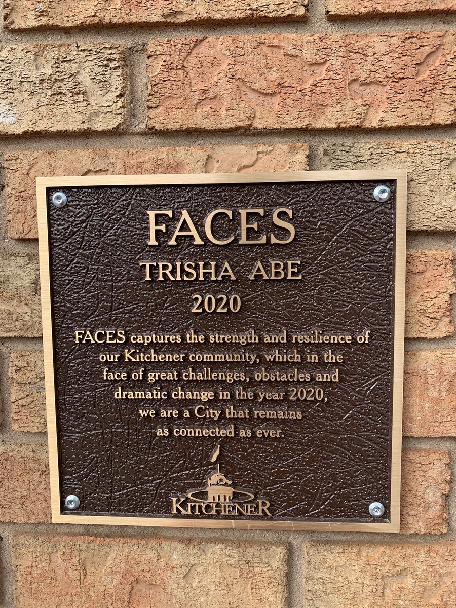 I came across this stunning piece by <a href="/TrishaAbe/">Trisha Abe</a>! There is so much talent in here in #Waterloo region! And shoutout to a #bipoc artist doing big tings! #art #artist #kwawesome <a href="/CityKitchener/">City of Kitchener</a>