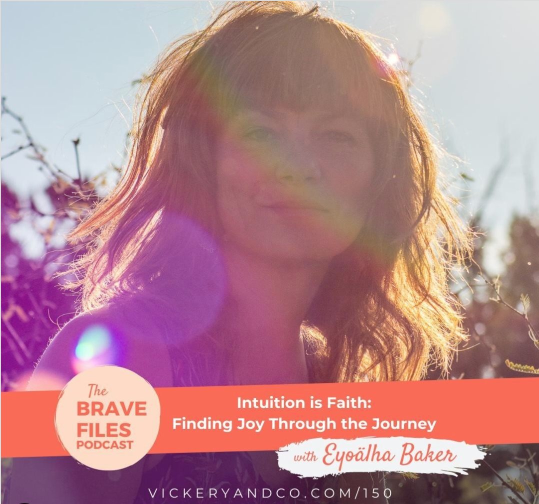 Stop in vickeryandco.com/podcasts/150/ 
@vickeryandco
 for our chat: INTUITION IS FAITH: FINDING JOY THROUGH THE JOURNEY – EP. 150 #podcast #Bravehearts #shineyourlight #lightupyourlife #eyoalha