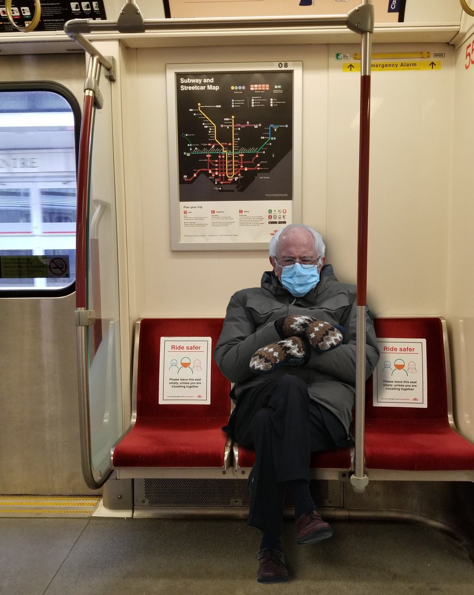 TTCNewsroom's tweet photo. Stay home unless it's an essential trip.
Wear a mask when riding the #TTC.

PS. Did you really think we wouldn't jump on this?? https://t.co/YAM31PtaNk