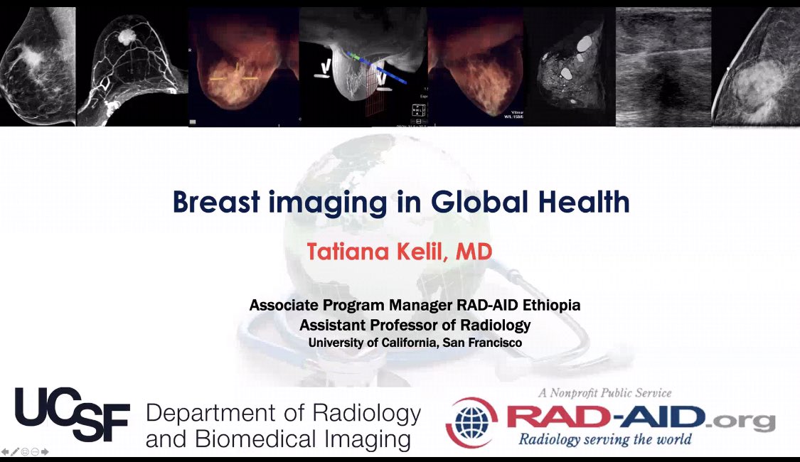 UMKCRads's tweet photo. We are very fortunate to have @TatianaKelil from @UCSFimaging speak to us about Breast Imaging in #GlobalHealth as part of a Virtual Visiting Professorship! #RadRes @ACRRFS @SBIRFS @RADAIDIntl https://t.co/foho6Wib1Y