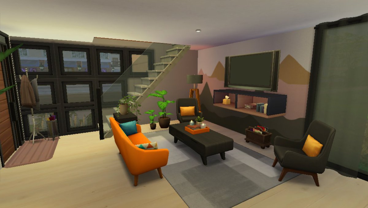 JuicySims17's tweet photo. #ShowUsYourBuilds 
This is my recent build - an overpriced cube home😅. Filter for CC because I used a lot of it. What CC did I use? It's in the description of the build on my Gallery. 🙂 https://t.co/liueMQRsKe