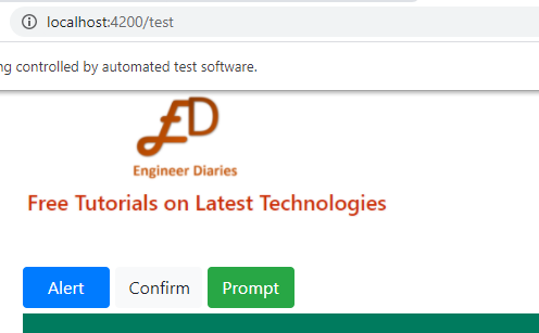 DiariesEngineer's tweet photo. Handling alerts, confirmations, and prompts in Selenium Webdriver have also become extensively simpler via SeleniumExtras.WaitHelpers classes. Here, is a post on the same using c#. 

https://t.co/8nEkWLek14

#seleniumtesting #seleniumwebdriver #seleniumtraining https://t.co/YFcZH9sBdj
