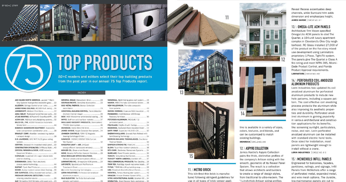 METROBRICK was chosen as one of the top 75 Building Products for 2020 by Building Design and Construction Magazine. Here is a link to the online version of the article and the METROBRICK listing.  #thinbrick #thinbrickveneer #buildingdesignandconstruction
mydigitalpublication.com/publication/?m…