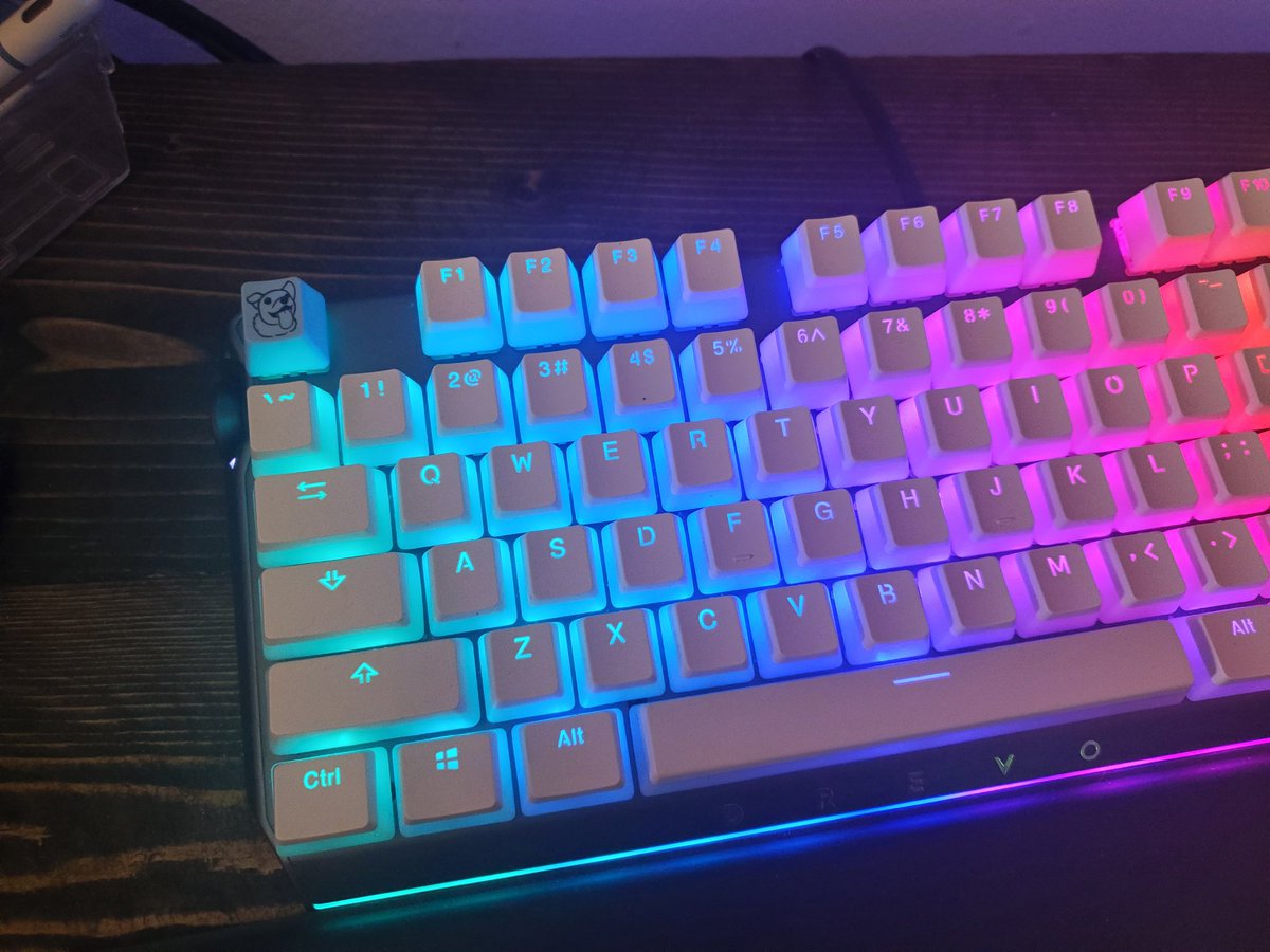 My new #esc #keycap #stjude #gamer #gaymer #streamer #doggo #pupper <a href="/KayKayEsss/">Kay (Eli)</a>