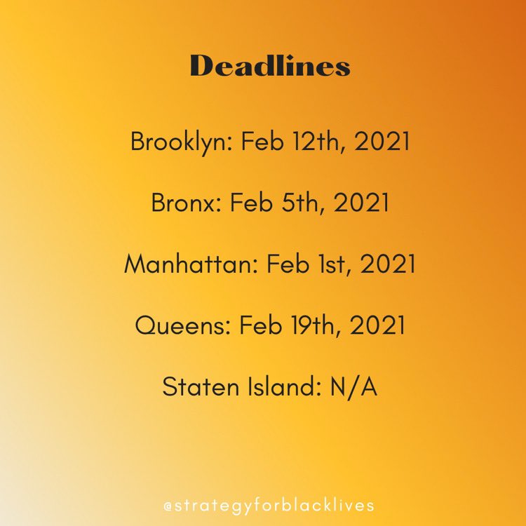 These are the important deadlines to be on the look out for!