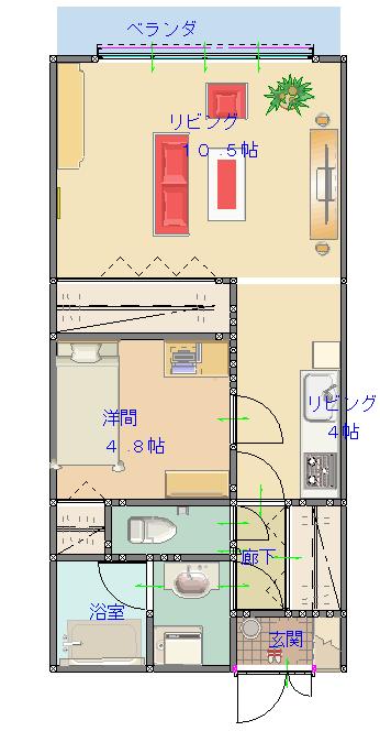 成人向け漫画家 高守勇羽 仕事用垢 V Twitter 間取り図ソフトの再現画面がこれ 漫画の3d素材と違うから机がちょっと違うけど部屋の配置はこんな感じになります これを思い切りオタク部屋にしたいです