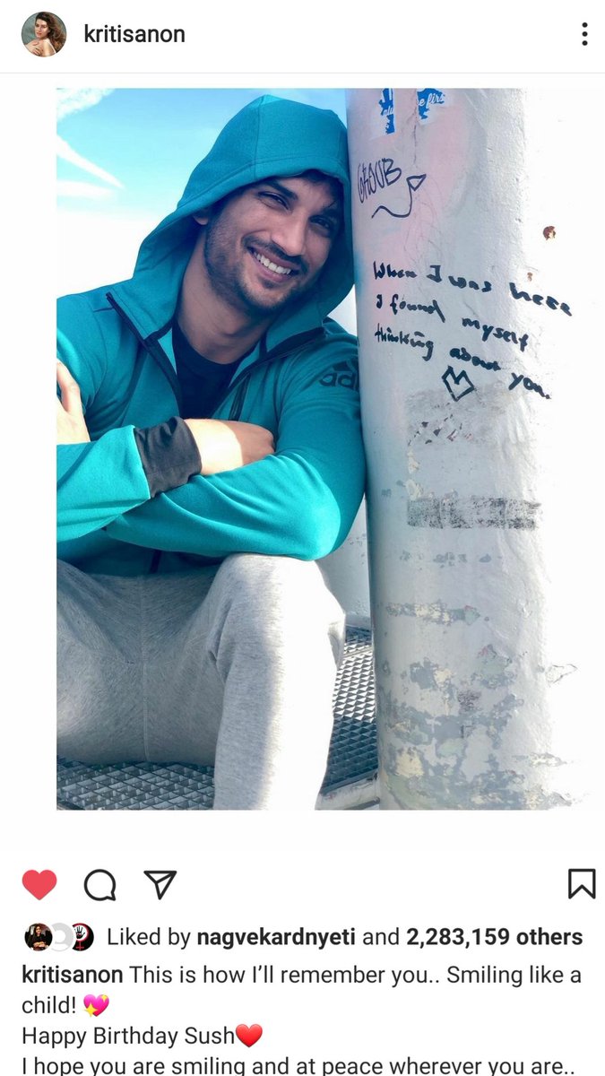 TanviLaxman's tweet photo. #SushantSinghRajputbirthday irony is none of them wished him last year .
As they say you need to die to get importance. 
Wanted to share this in the morning but since it was #SushantDay didn't want to spoil it. https://t.co/26SFh7J7c6