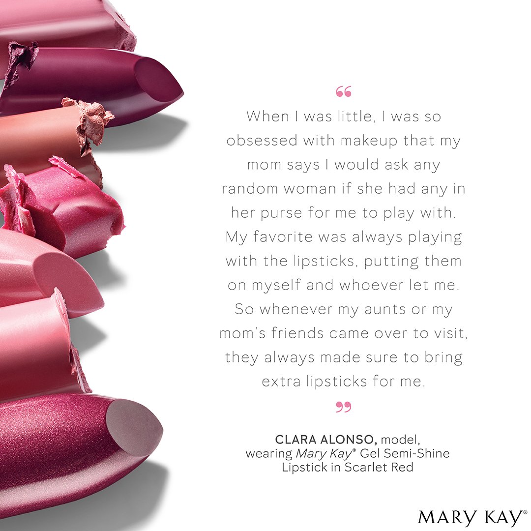 MaryKayUK's tweet photo. It feels like we've been experimenting with makeup forever! What's your first #Lipstick memory?
Clara's perfect match: Mary Kay® Gel Semi-Shine Lipstick in Scarlet Red 💄
#MaryKayUK #RedLips #MakeupMemories #Makeup #LockdownMakeup https://t.co/Mi0k1fUnek