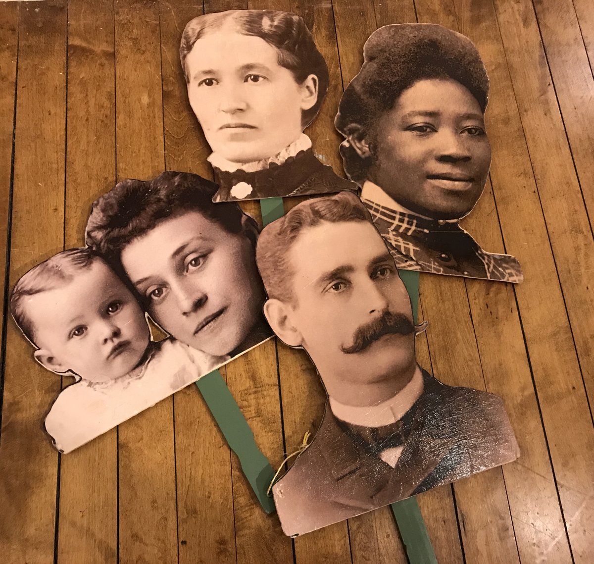 The Museum is welcoming visitors back just in time for #MuseumSelfieDay!! We are now open regular hours (11am - 4pm on Wed, Thurs, Fri, and Sat) Mask up and come try out our new selfie sticks! Take your photo with Roscoe &amp; Irene, Mollie Sherman, Mrs. Gaines, or J.F. Bailey.