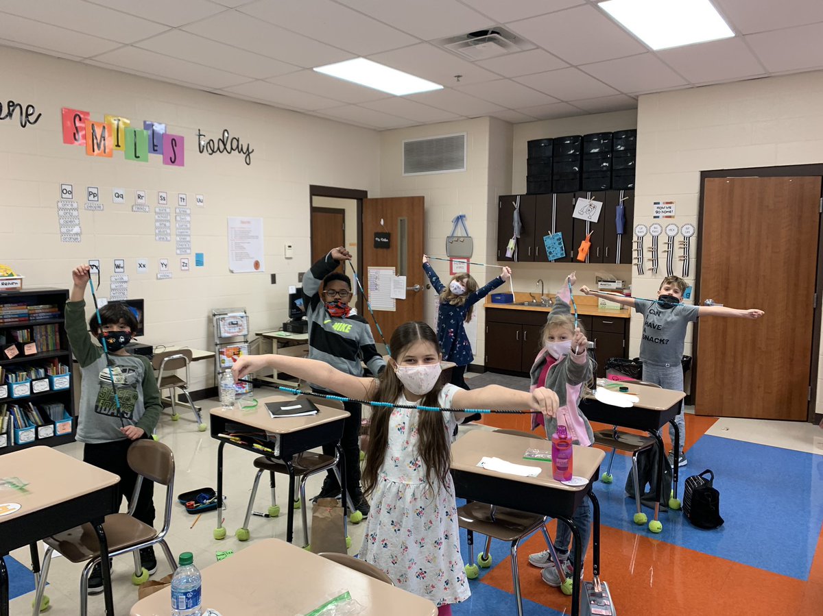 Yesterday we created our very own beaded number lines. This hands on activity really helped us understand the relationship of hundreds, tens, and ones in place value! <a href="/BCE_Bucks/">Brown's Chapel Elem</a> <a href="/SusanLoveless23/">Susan Loveless</a>