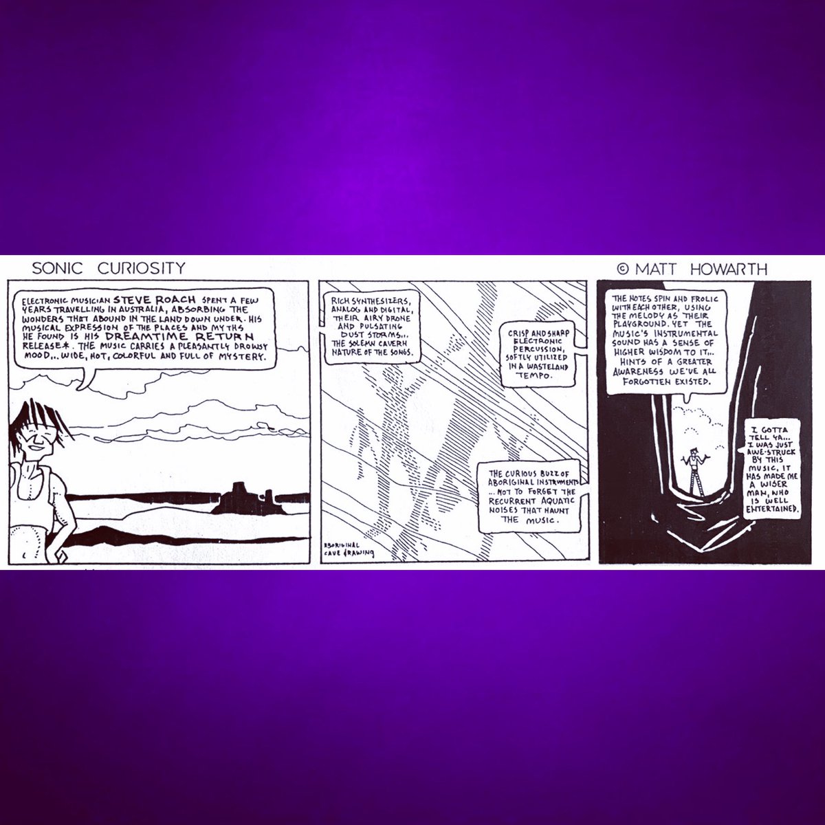 steve_timeroom's tweet photo. Get ready for some time traveling! We recently came across this fun and unique review of #DreamtimeReturn from when it was first released in 1988!🌀
#ambient #ambientmusic #hypnotic #sonicmedicine #musicisthemedicine #soundworld https://t.co/XTirJ1HGli