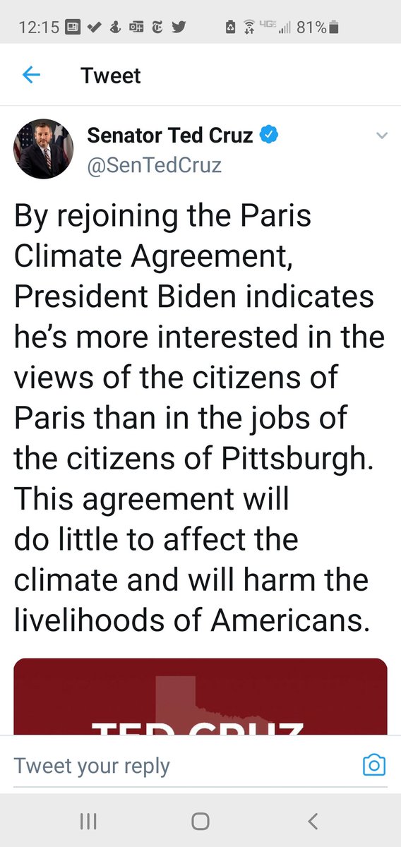 This is so dumb. Cruz knows this is a dumb take. #willfullydumb