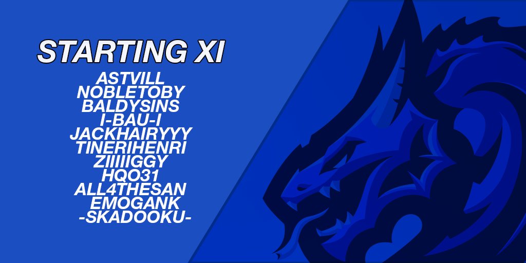 FluidityProClub's tweet photo. 4 Games left - We are top of the table, but we have 2 tough games tonight.

In our first ever meeting - Khalkedon BS beat us 1:0, so we are out for revenge!

Fixtures and Starting XI below.

Watch live at: https://t.co/3GIczJ1q7O

#FIFA21 #ProClubs #MatchDay
@proleaguede https://t.co/3M60mTzLJ3