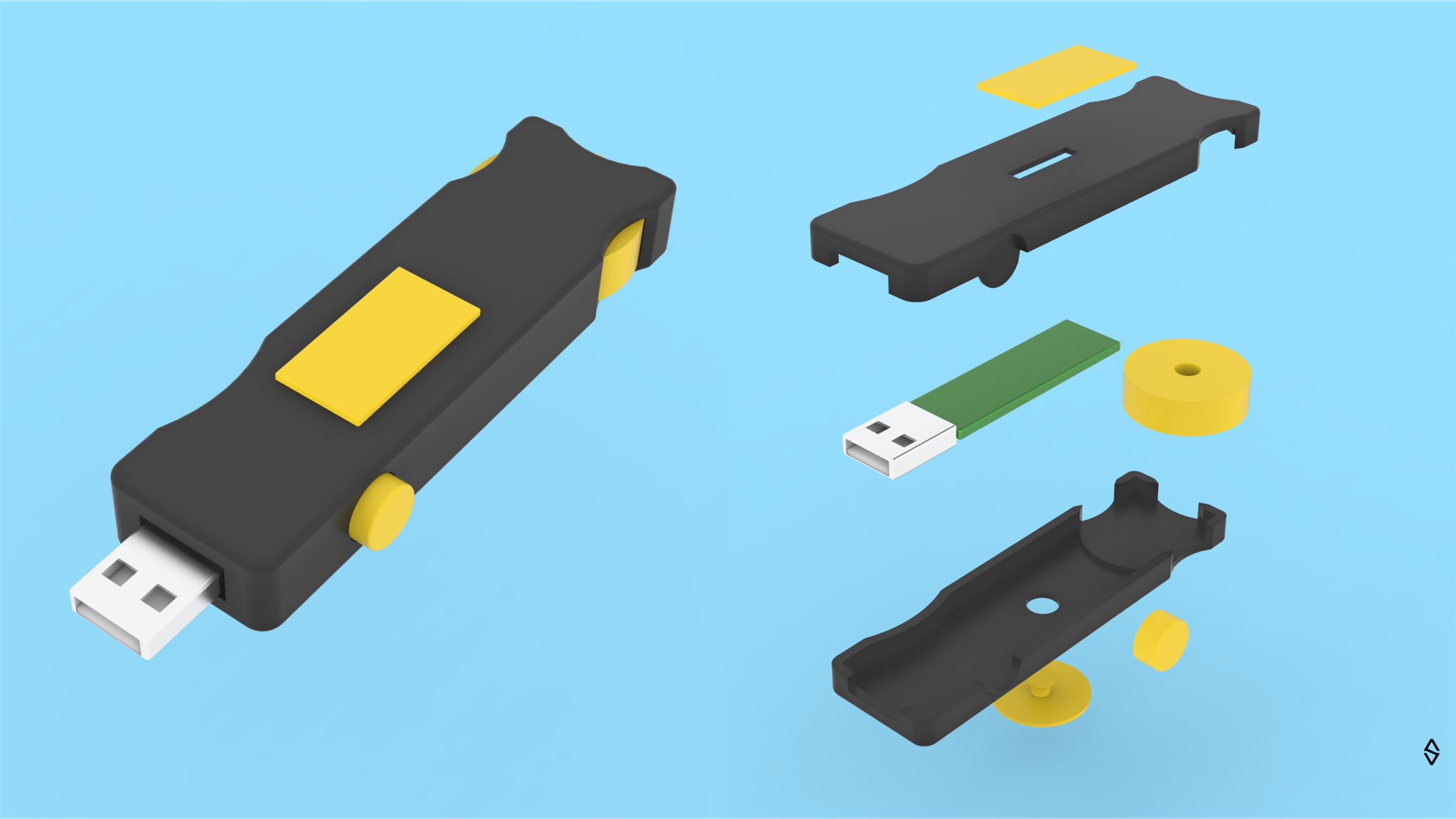 USB Flash Drive. Drawing with a Slate Pencil Stock Illustration -  Illustration of flash, computers: 204693743