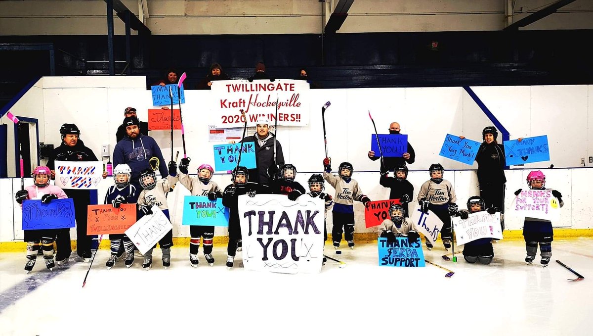 TwillingateRec's tweet photo. Happy Minor Hockey Week!
We are very fortunate here in NL that we are able to enjoy Minor Hockey this season!
Our littlest (U7) Twillingate Combines are still pumped about winning #krafthockeyvilletwillingate 2020!
@HkyNL  #onedreamoneteam https://t.co/pkPop8V7n6