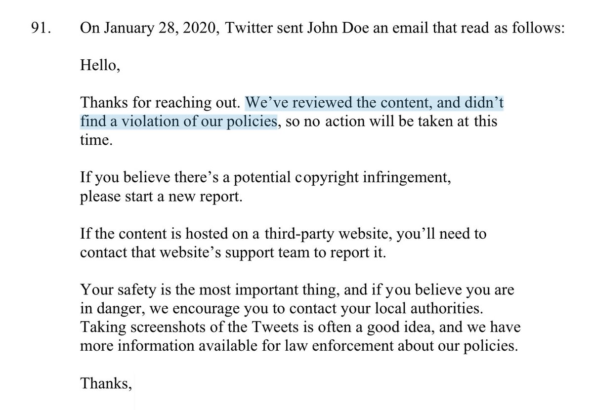 Cernovich's tweet photo. What makes this really bad:

- Child victim reported.

- Twitter asked him to verify his identification.

- Child victim did so.

- Twitter reviewed the material, and chose to leave it on platform.

- It took the Department of Homeland Security intervening for Twitter to act. https://t.co/NiJDbdT5kY