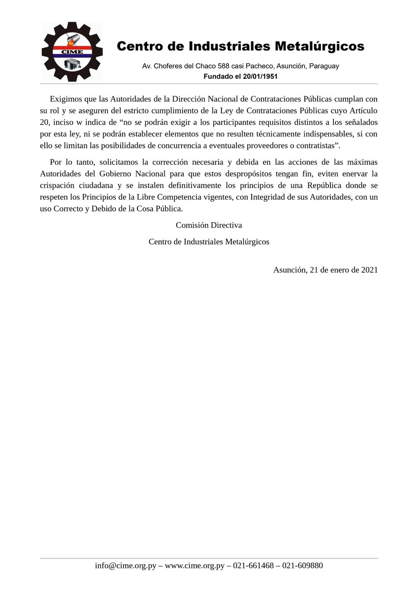 Centro de Industriales Metalúrgicos tweet media