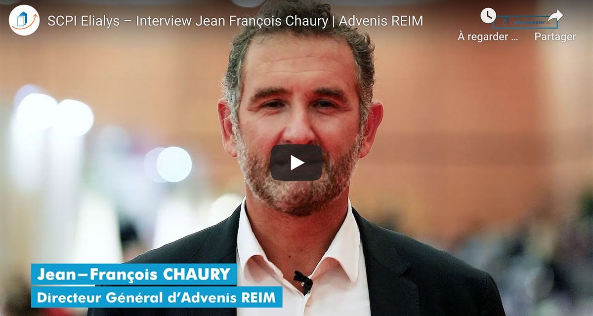 ✅  Spécial « ce qu’ont dit les acteurs de la pierre papier en 2020 »  🎤 <a href="/JFChaury/">Chaury Jean-François</a> <a href="/AdvenisREIM/">Advenis REIM</a> : « Les crises sont des révélateurs de tendance » 👉  ow.ly/aRK450De8zd #immobilier #investisseent #finance #placement