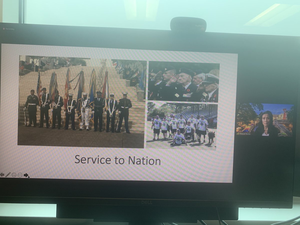 Dr. Raquel (Rocky) Bono and former Vice Admiral for the US Navy presenting virtually on Disruptions to Healthcare: COVID-19 and Clinical Leadership today as part of our Texas A&amp;M University College of Medicine Military Medicine Distinguished Speaker Series