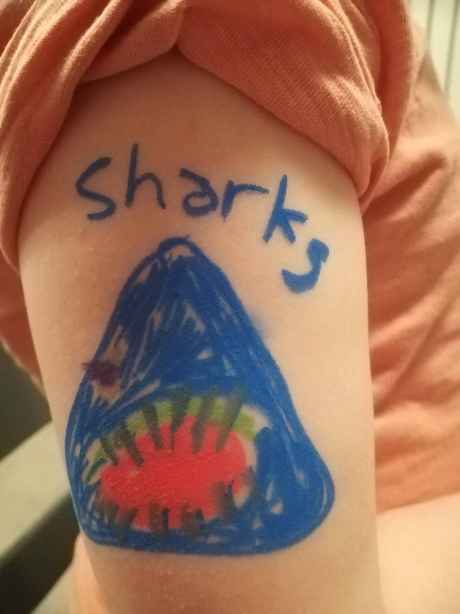 First known sharks tattoo