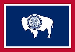 10. Wyoming -- This is how you do it, folks. Crazy thick borders. A generic silhouette of a giant animal synonymous with your state. This rules