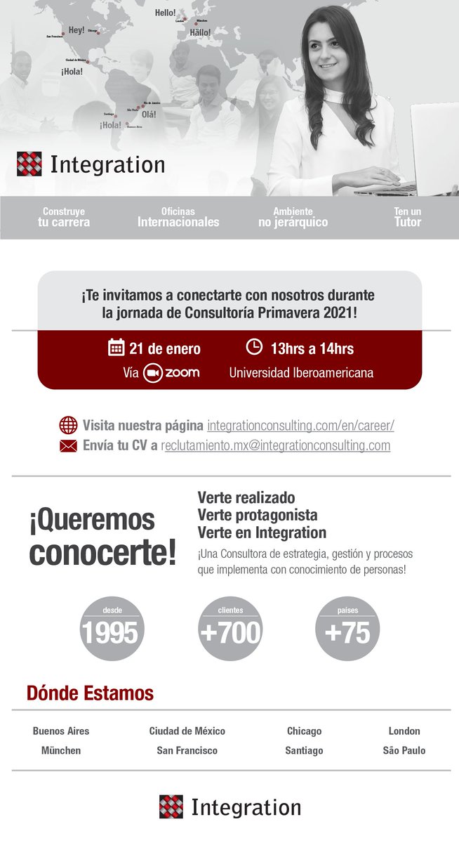 IberoCEI's tweet image. #Únete 13:00 h #IntegrationConsulting en la #JornadaVirtualdeConsultoríaIbero2021
👉bit.ly/3pVYOy4

@IBERO_mx @CopsaIbero @IberoCopsa @IberoEgresados