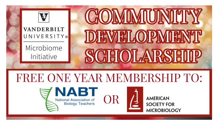 Vanderbilt Microbiome (@vubiome) on Twitter photo High School and College Teachers:
To start the new year, we are offering complementary Society memberships to current and new affiliates of our flagship biotechnology education program <a href="/WolbachiaProj/">Discover the Microbes Within! Wolbachia Project</a>.
Please share with your biology communities.
More information below ⬇️ High School and College Teachers:
To start the new year, we are offering complementary Society memberships to current and new affiliates of our flagship biotechnology education program <a href="/WolbachiaProj/">Discover the Microbes Within! Wolbachia Project</a>.
Please share with your biology communities.
More information below ⬇️