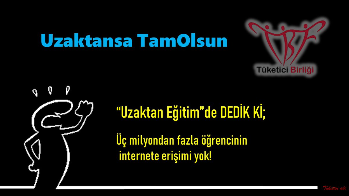 Uzaktansa TamOlsun
Adil bir gelecek için fırsat eşitliği şart.