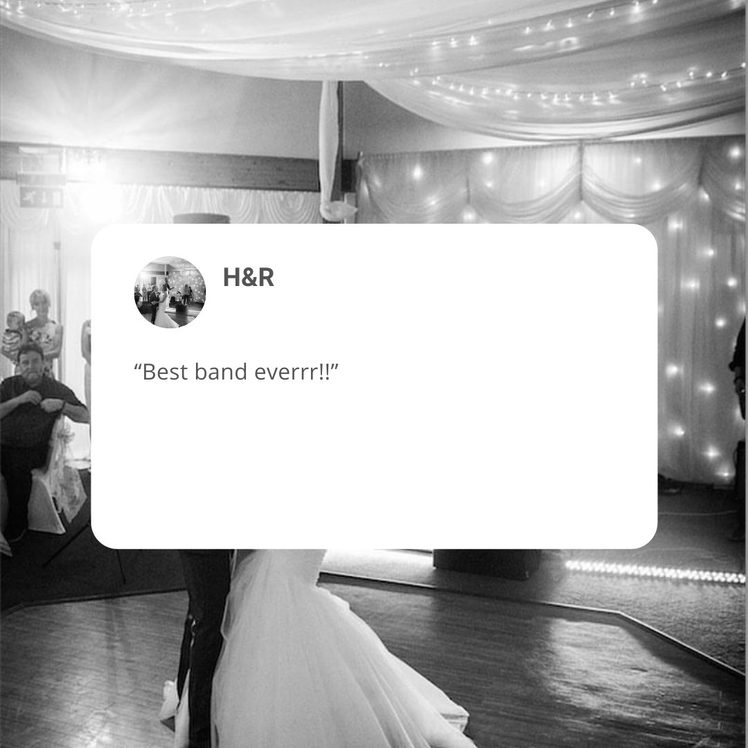 thegroovemores's tweet photo. 1/3 - Reviews
“Best band everrr!!” H&amp;R
Such an amazing wedding to be part of @LittleSilverHtl #littlesilver #tenterden #kent #weddingvenue #weddingsinkent #maidstone  #littlesilverhotel #firstdance #weddingfirstdance https://t.co/hsOiUlh9PS
