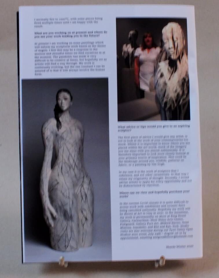 OpenTywi's tweet photo. Thrilled to see Tywi Valley Open Studios Sculptor,  Ann Goodfellow, featured on the cover of @swpotters quarterly magazine with a full article about her work inside. https://t.co/Z7CEY9EE2I