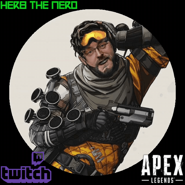 HerbtheNerd_'s tweet photo. Its been a while Apex, am I still a Legend? was I ever?
These questions are more as we trial Chat for a new Squad,
Then unleash Channel Point mayhem
#WeStreamFM #WSVG #ApexLegends
https://t.co/HfWNQgHZzQ https://t.co/1ctuCuVEJU