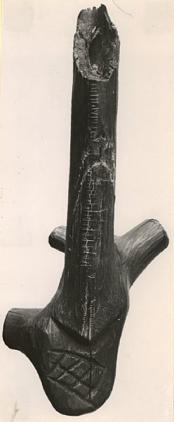 The runic inscription Starigard/Oldenburg 4, dated to 11th century, is quite juicy: "kúkr kys kuntu!", litteraly "cock, kiss the cunt!". The Gravlev-stick might also be inscribed with "kúkr", and even looks like a cock! 11/13