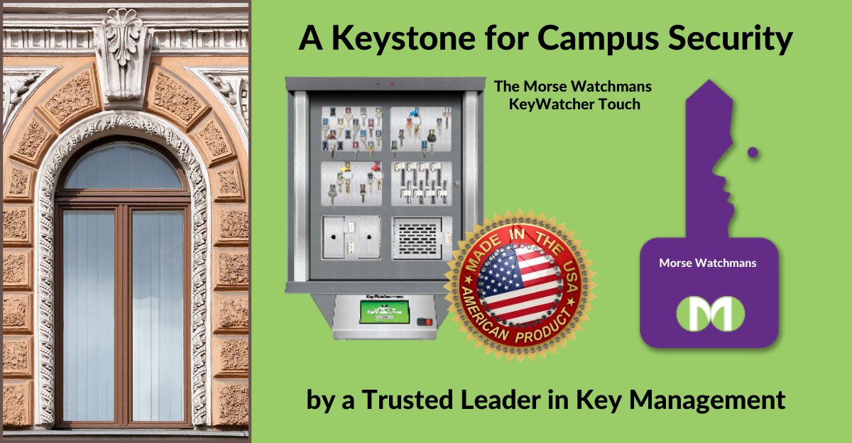 MorseWatchmans1's tweet image. A Keystone for Campus Security by a Trusted Leader in Key Management. #KeyAccessControl #KeyManagement #CampusSecurity

hubs.ly/H0Dh1Xg0