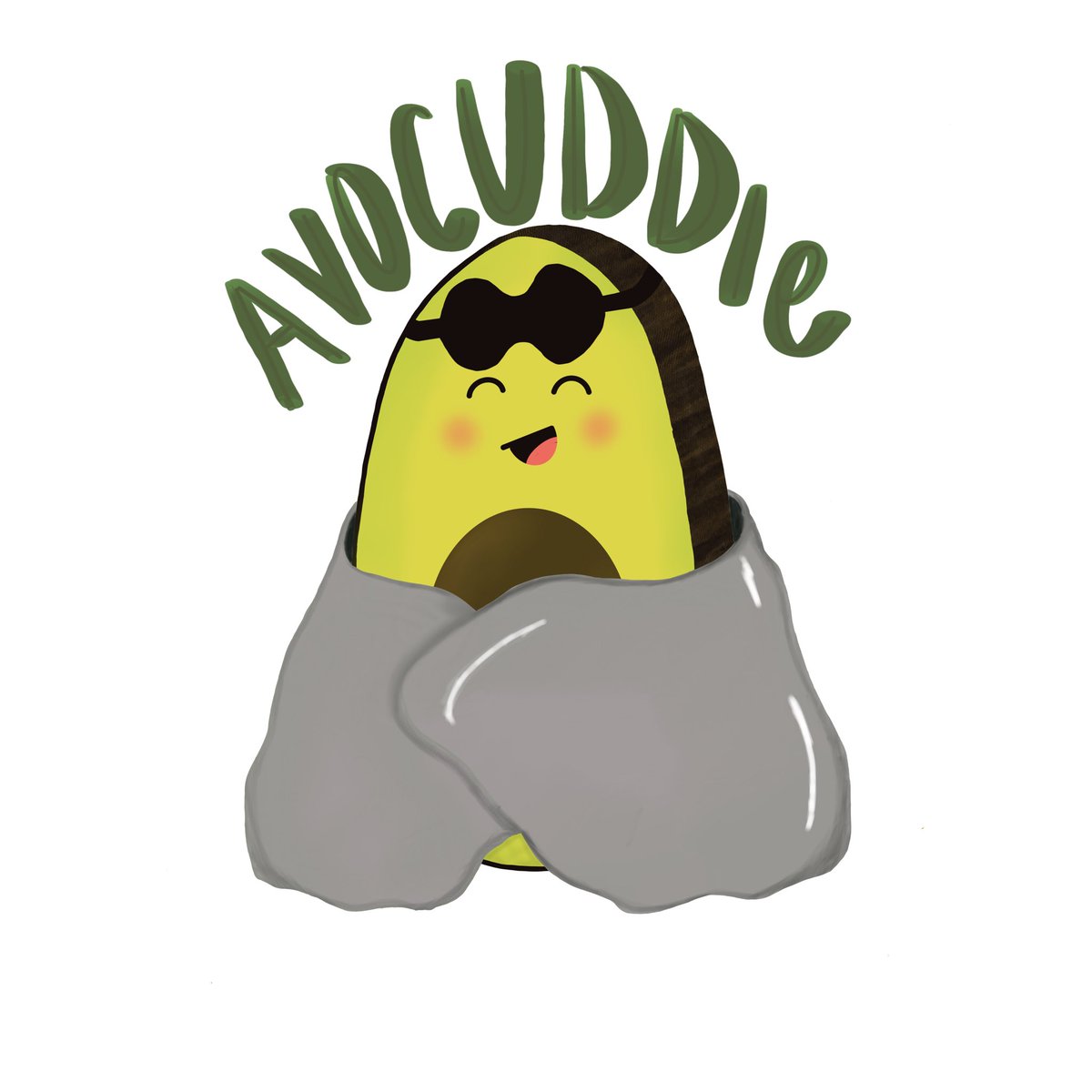 🥑 Avocuddle 🥑 Meet the new addition to the Punny Phoods sticker collection.  I created this guy  while I was streaming on Twitch. I will be streaming more art on Twitch this year. Hope you can stop on by during my next stream! Etsy shop opens on January 30th! LINK IN MY BIO!