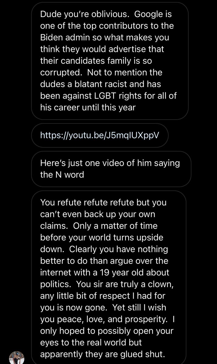 His claims become increasingly unhinged until the crescendo — a supposed video that will finally reveal “the truth”When I clicked, the video was unavailable The likelihood of these people ever rejoining society as normal members is very low. They have been radicalized