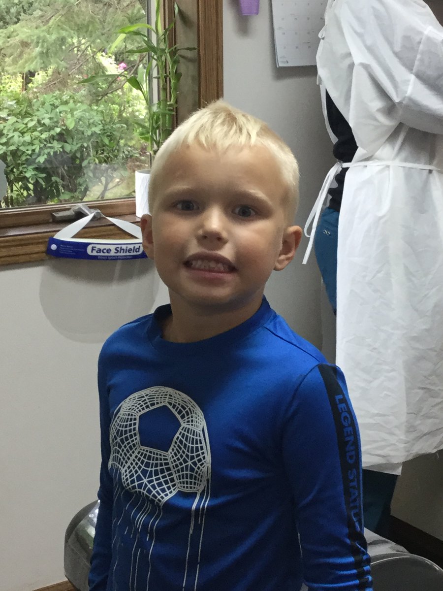 Haven is in the No Cavity Club! Toothully Yours, Dr. Patty!